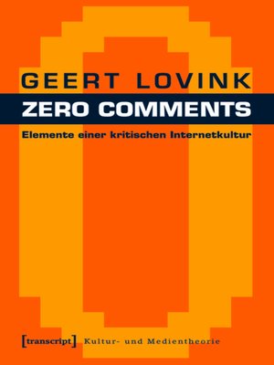 cover image of Zero Comments